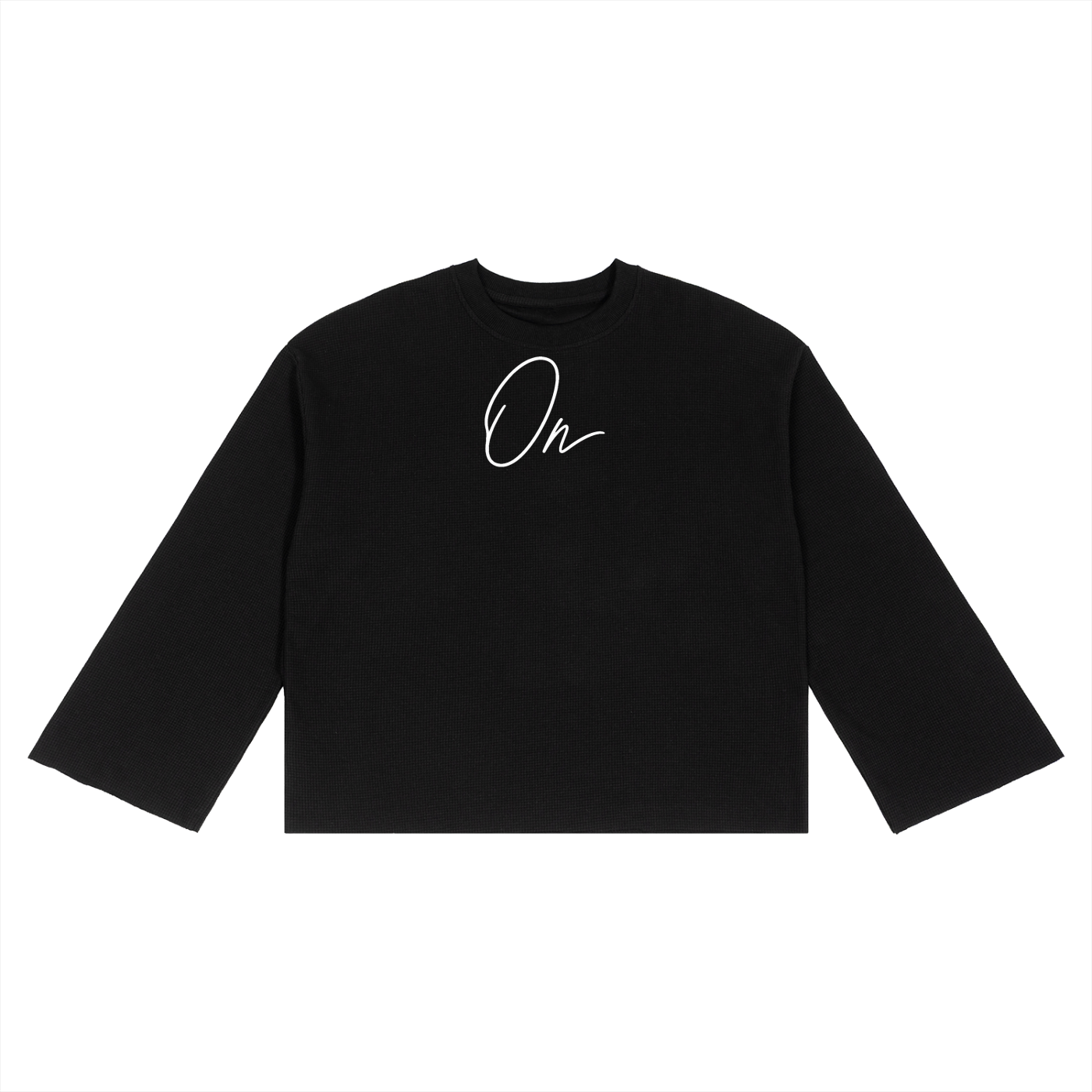 Waffle Raw Edge T-Shirt