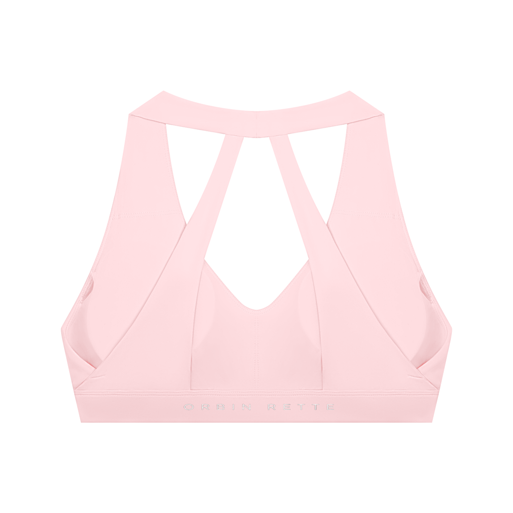 Halter Cropped Sports Bra