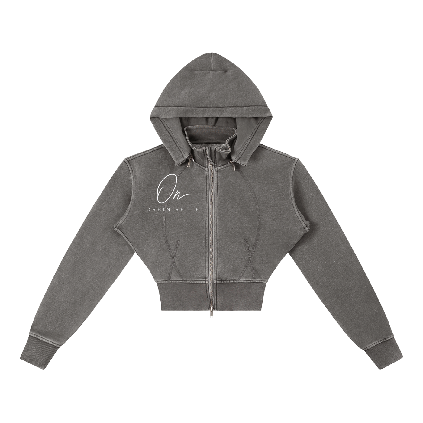 Fleece Cropped Hoodie