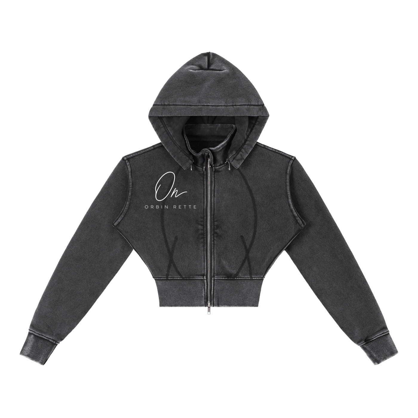 Fleece Cropped Hoodie