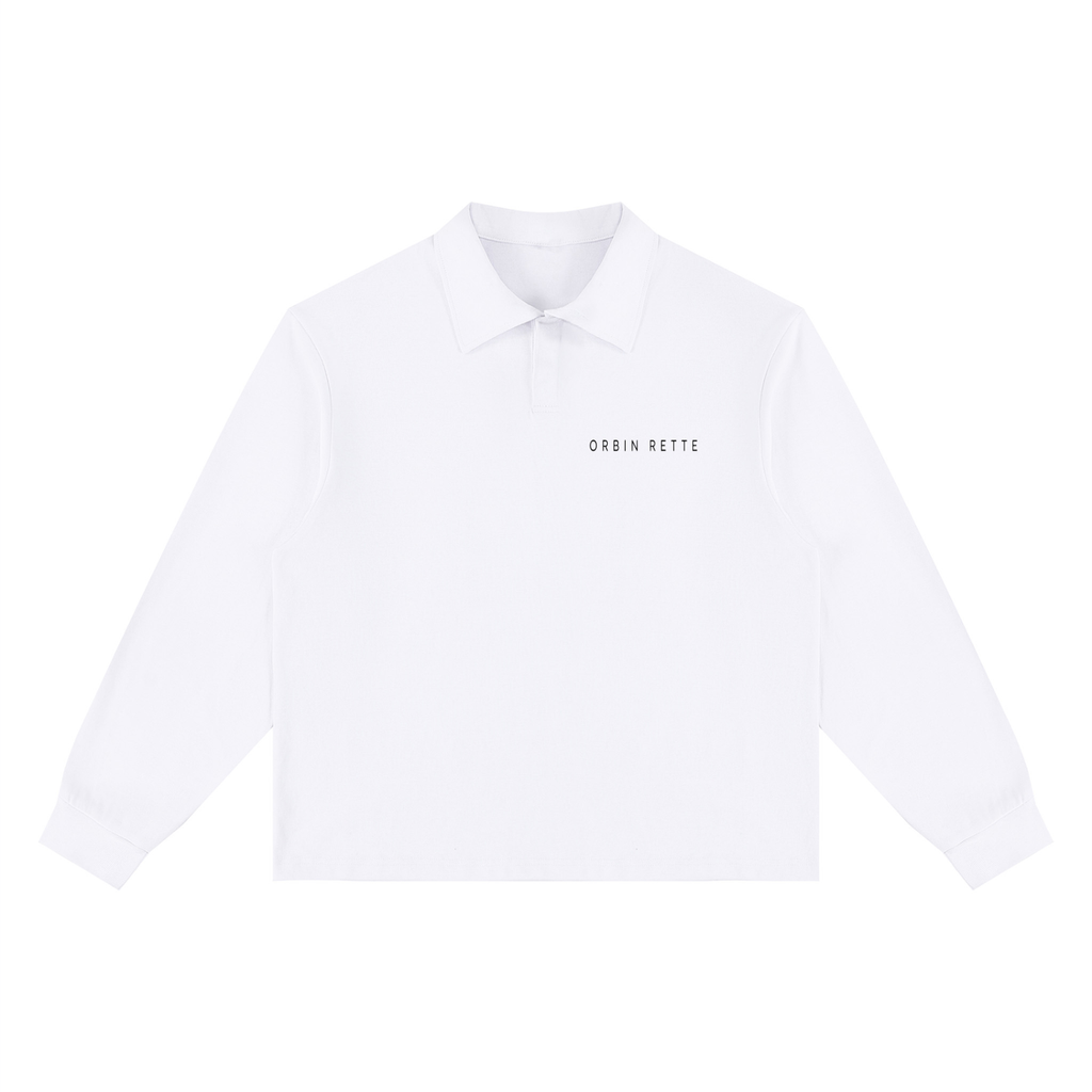 Loose Long Sleeve Polo Shirt