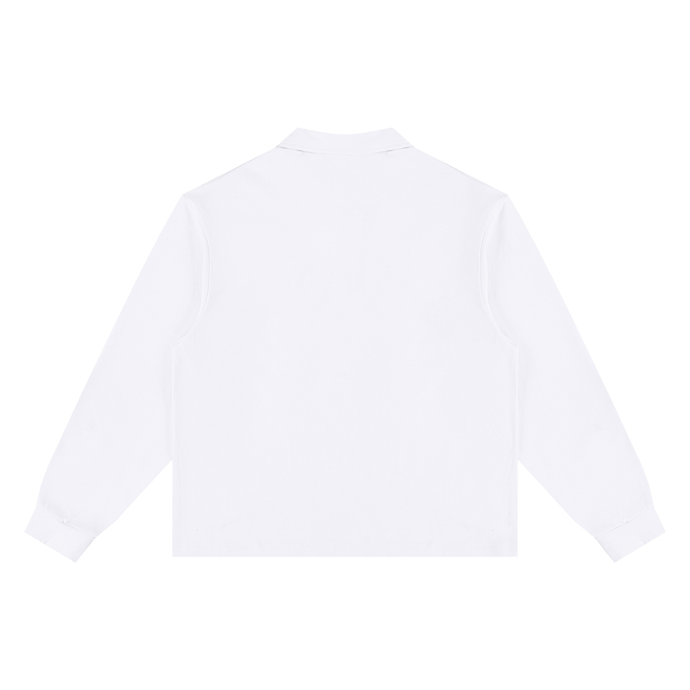 Loose Long Sleeve Polo Shirt