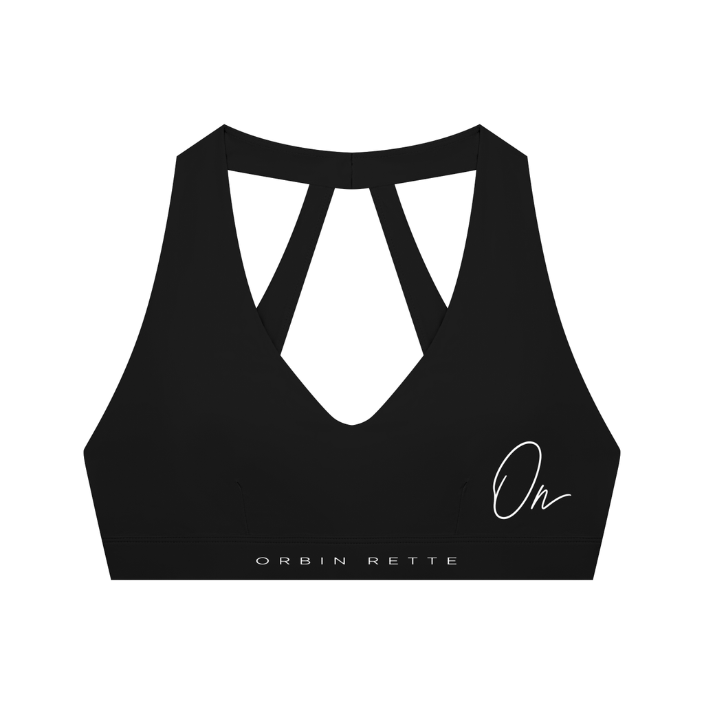 Halter Cropped Sports Bra